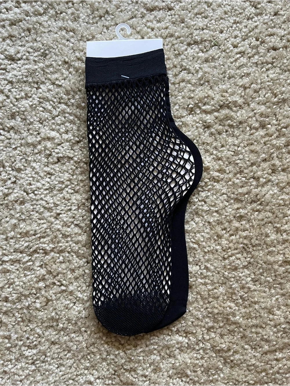 Brand new - Mix No. 6 - Fishnet Pearl Ankle Socks - black